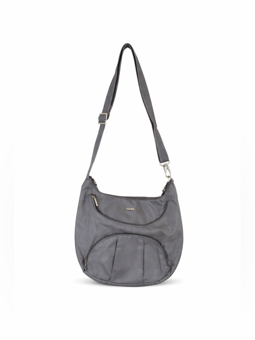 TRAVELON Women’s Anti-Theft Charcoal Gray Shoulder Crossbody Hobo Bag Wallet Set